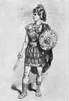 John McCullough as Coriolanus-Illustration-B&W.jpg (77096 bytes)