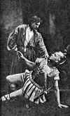 Joseph Haworth as Vinicius (in robe standing over Tigellinus) in Quo Vadis-B&W-Resized.jpg (131039 bytes)